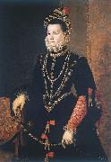Juan Pantoja de la Cruz third wife of Philip II oil painting